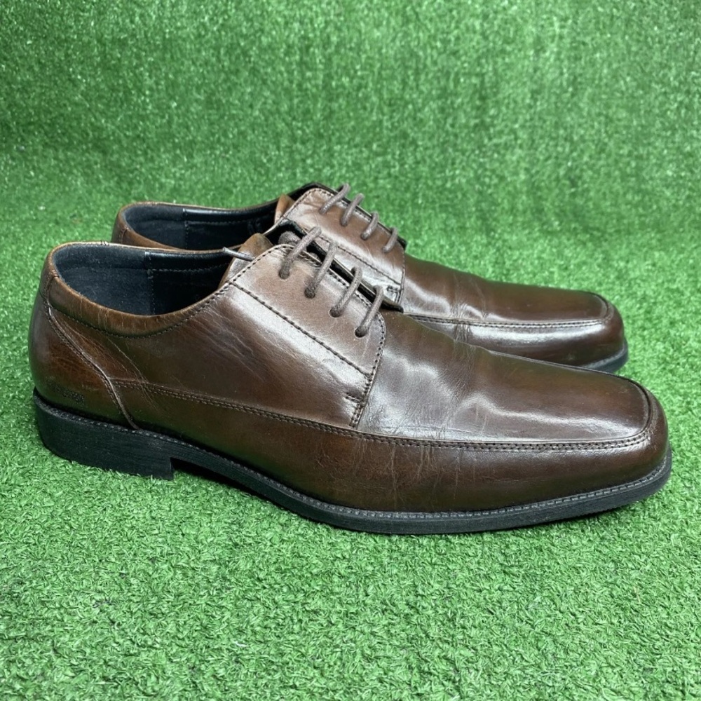 Kenneth Cole‎ Reaction Brown Leather Dress Shoes Men’s Size 9.5